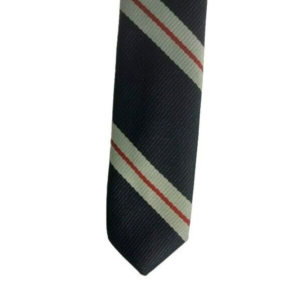 5/$10 Anderson Little Men's Striped Necktie 56" Vintage Blue Red Gray - Picture 6 of 6